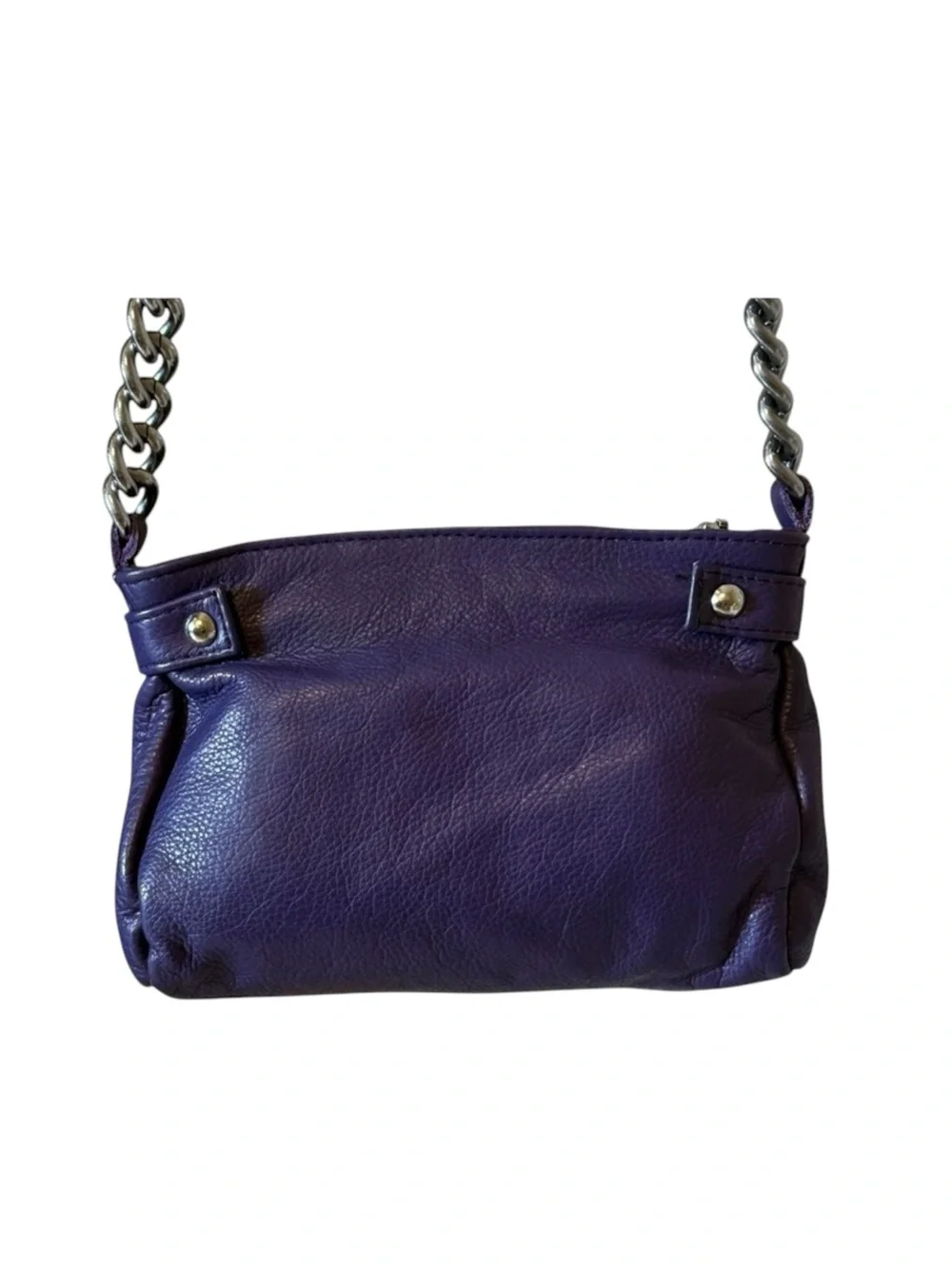 Y2K: new Tylie Malibu 𖢻 Runaway Rockstud Simone Cross Body Bag 𖢻 Purple Leather